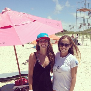 Nicole Pacelli atual campeã mundial de Supwave e Chayenne Dantas 